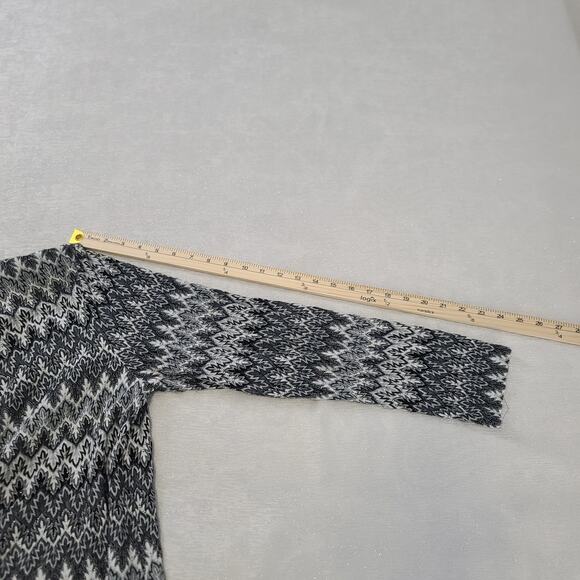 Alfred Dunner ladies top Glitter holiday black/silver Size Large Holiday party - Picture 7 of 9